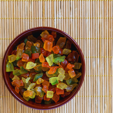 Fruta confitada 250g/500g/1Kg